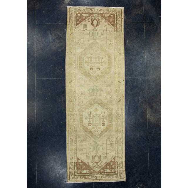 Brown Turkish Vintage Anatolian Runner Rug 3'2" x 9'5" #17129 For Sale - Image 8 of 8