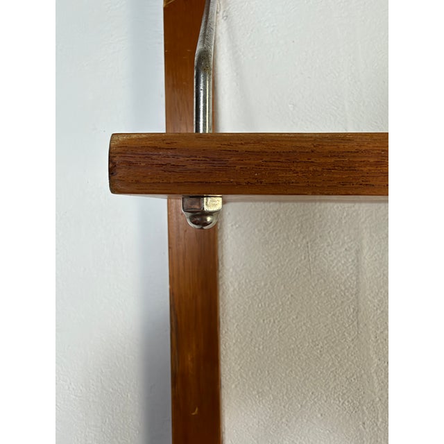 Wood Danish Modular Teak Wall System Unit, 1960s For Sale - Image 7 of 7