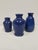Ceramic 1920s Vintage Ronuk Cobalt Blue Pottery Jars - Set of 3 For Sale - Image 7 of 7