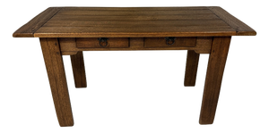 Rustic Oak Console Table, 1960s