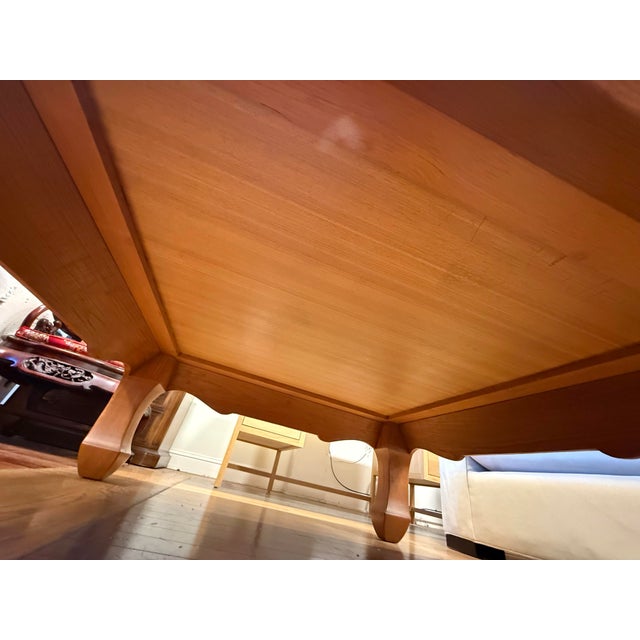 Late 20th Century Ming Style Teak Wood Coffee Table For Sale - Image 9 of 12
