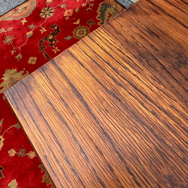 Vintage Jacobean Revival Oak Barley Twist 42" Fern / Plant Stand Pedestal For Sale - Image 11 of 14
