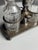 Oil and Vinegar Set in Silver-Plated Metal, Set of 3 For Sale - Image 9 of 15