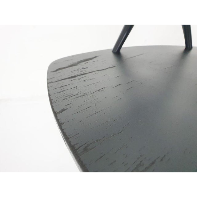 Black Wooden Model Iw3 Rocking Chair attributed to Illum Wikkelso for Niels Eilersen, Denmark, 1958 For Sale - Image 4 of 9