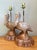 Metal Vintage Glazed Ceramic Pelican Lamps - A Pair For Sale - Image 7 of 12