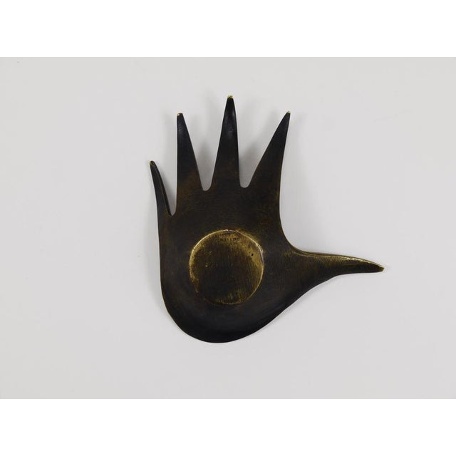 1950s Sculptural Brass Hand by Herta Baller for Walter Bosse, 1950s For Sale - Image 5 of 18