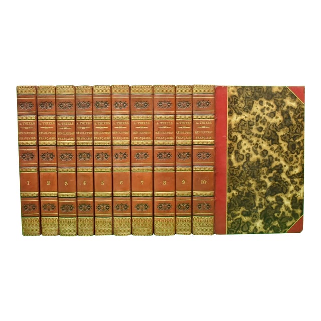 "Histoire De La Revolution Francaise 10 Volume Set" 1827 For Sale