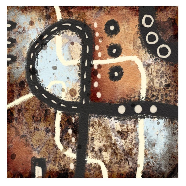 Bring sophisticated, tactile energy into your home with this 8x8-inch fine art reproduction print by artist Susan Olivio....
