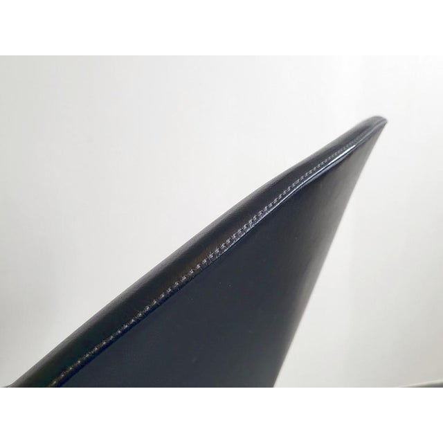 Vintage Cone Chair in Steel and Skaî by Verner Panton, 1960s For Sale - Image 13 of 15