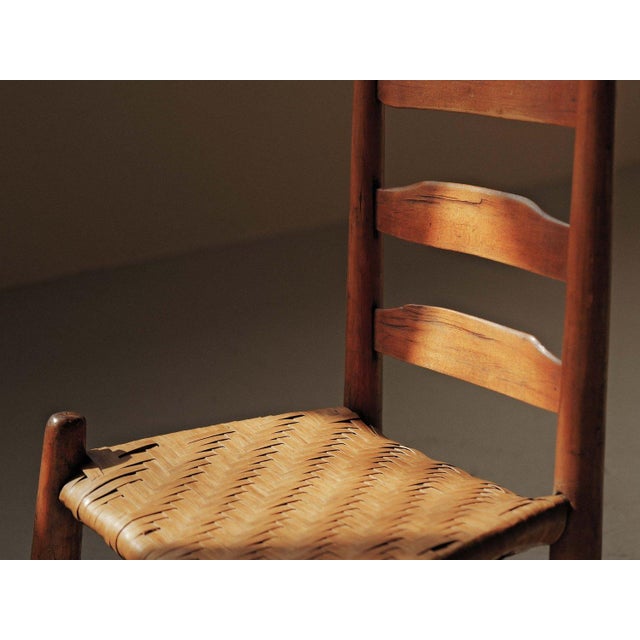Low Chair in Wood, USA, 1900s For Sale - Image 12 of 18