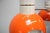 Gold Czechoslovak Space Age Orange and Opaline Glass Chandelier from Napako, 1970s For Sale - Image 8 of 17