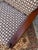 Mahogany Armchair with Aubergine Circular Pattern For Sale - Image 10 of 11