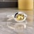 Yellow Natural Sapphire Ring 6.5 14k W Gold 1.09 Cts Certified For Sale - Image 8 of 18