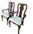 Queen Anne Pair Thomasville Collectors Cherry Queen Ann Dining Room Side Armchair 1990s For Sale - Image 3 of 16