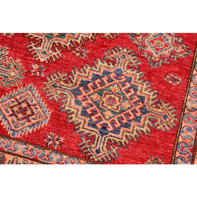 1990s 1990s Rustic Kazak Red/Beige Wool Rug - 8'2'' X 10'0'' For Sale - Image 5 of 8