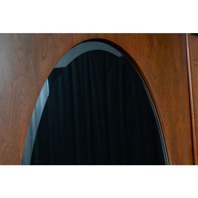 Art Nouveau Wardrobe in Walnut For Sale - Image 14 of 18