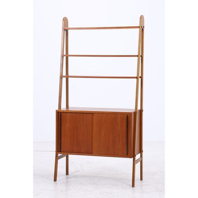 Mid-Century Modern Teak Shelving Unit For Sale - Image 4 of 18