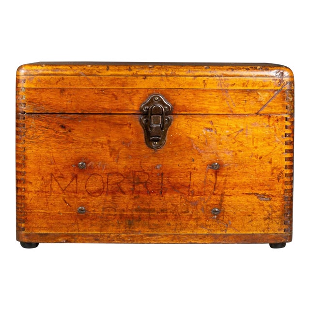 Vintage Transit Level Scope and Wooden Case, Circa 1950 For Sale