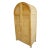 Mid-Century Modern Vintage Natural Teak & Cane Armoire Storage Cabinet For Sale - Image 3 of 9