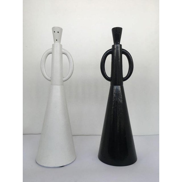 Alessandro Guerriero, Postmodern Portabuono Quo Sculptures, Italy, 1980s, Set of 2 For Sale - Image 17 of 18