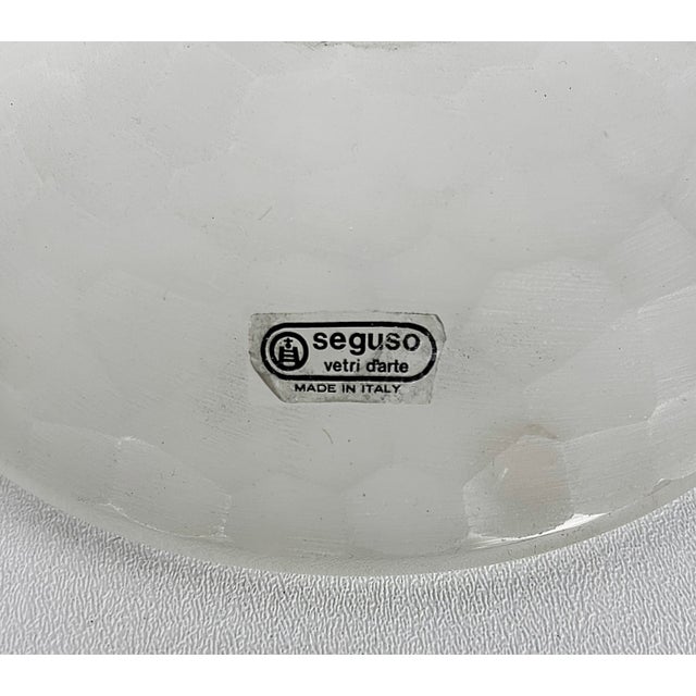 Karl Springer Italian Seguso Silver-Infused Candlesticks, 1980s, a Pair For Sale - Image 9 of 9