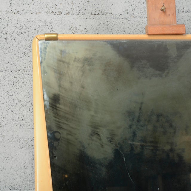 Wooden Framed Mirror by Vittorio Dassi, 1950 For Sale - Image 12 of 15