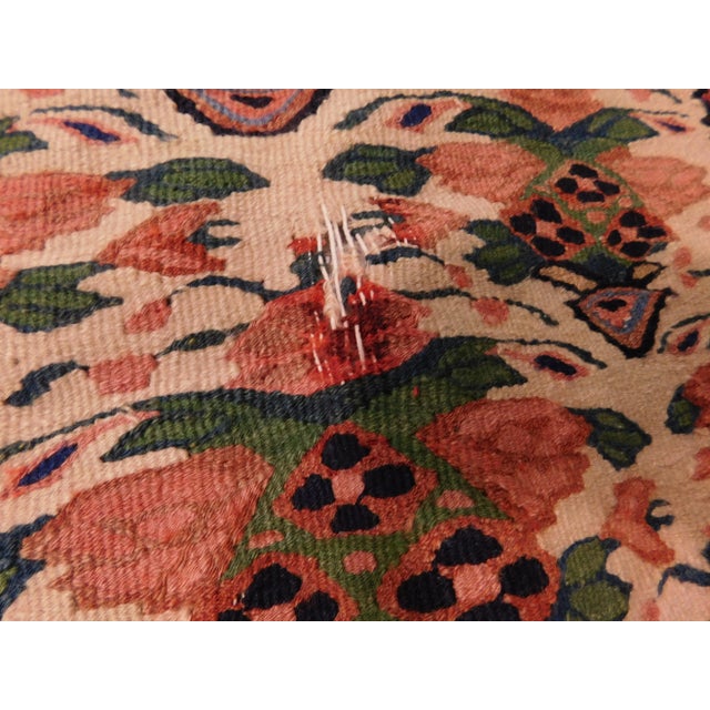 Vintage Hand Made Flatweave Persian Senneh Kilim. For Sale - Image 4 of 13