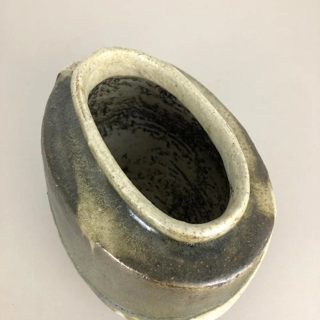 Ceramic Studio Pottery Object Vase from Bruno and Ingeborg Asshoff, Germany, 1960s For Sale - Image 10 of 18