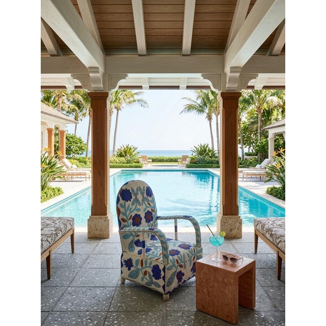 Vintage Hand-Beaded Yoruba Tribal Armchair For Sale - Image 12 of 12