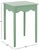 Contemporary Paislyn Accent Table in Sage For Sale - Image 3 of 7