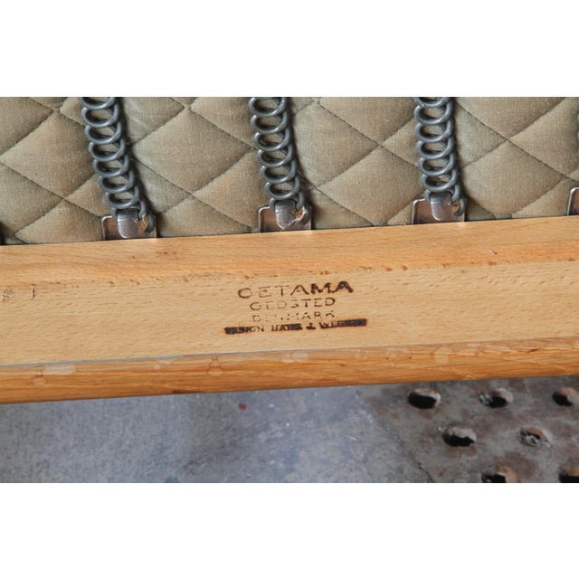 Oak GE265 Sofa by Hans J. Wegner and Getama, 1960s For Sale - Image 11 of 18