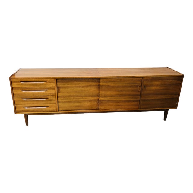 Danish Wood Sideboard, 1960s For Sale