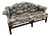 1980s Henredon Natchez Historic Collection Stretch Carved Mahogany Base Sofa For Sale