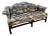 Henredon Natchez Historic Collection Stretch Carved Mahogany Base Sofa For Sale