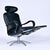 Pair of Percival Lafer Black Leather Brazilian Modern Recliners For Sale - Image 9 of 12