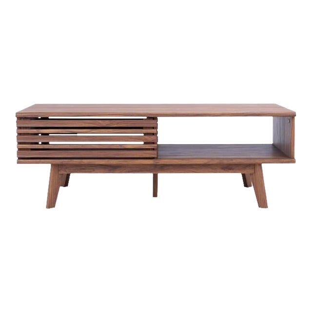Rori 2 Door Coffee Table - Walnut For Sale