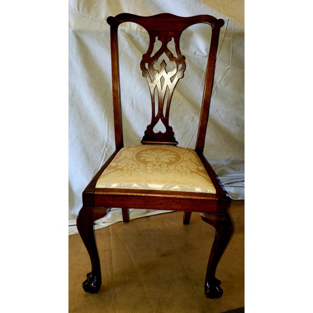 Antique HandCarved Ball & Claw Chairs A Pair Chairish
