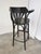 Mid-Century Black Bentwood Bar Chair in the style of Thonet, 1970s For Sale - Image 4 of 18