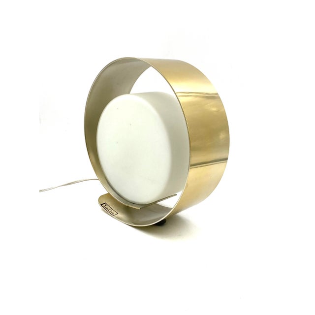 Metal French Lumico Table Lamp by Pierre Cardin, 1975 For Sale - Image 7 of 18