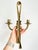 Vintage Brass Double Wall Candle Sconce, 1950s For Sale - Image 13 of 15