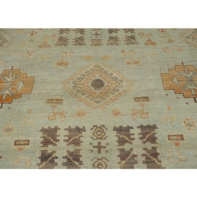 Early 21st Century Turkish Oushak Rug 10'5" x 14'1" For Sale - Image 5 of 7