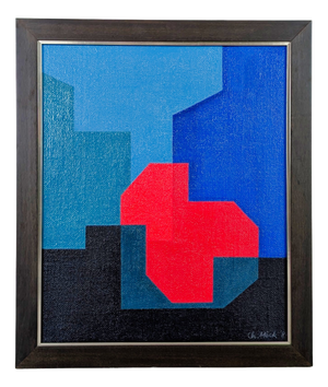 Charlotte Möck, Abstract Composition, Oil on Jute Canvas