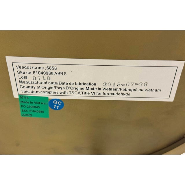 Restoration Hardware 1930s Martini Tables, Pair For Sale - Image 11 of 12