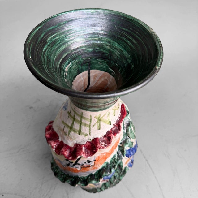Early 21st Century Anthropomorphic Ceramic Vase by Gennaro Condurso, Seminara, Italy, 2010s For Sale - Image 5 of 17