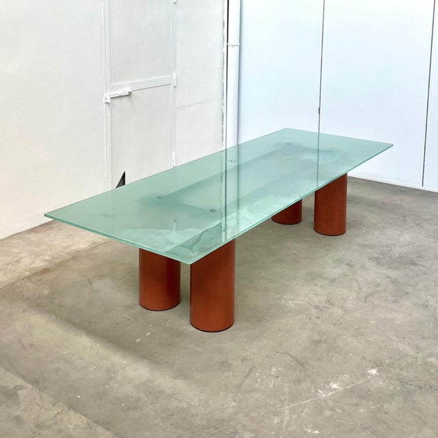 Metal Serenissimo Dining Table by L. & M. Vignelli for Acerbis, 1980 For Sale - Image 7 of 12