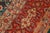 1990s Shabby Chic 1990's Pak-Persian Green/Rust Wool Rug - 8'2'' X 10'3'' For Sale - Image 5 of 9