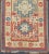 Geometric Medallion antique Caucasian Kazak rug in lighter tones. Keivan Woven Arts / rug country of origin / type: Iran /...