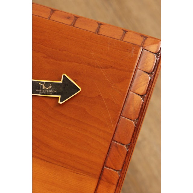 Antique Victorian Carved Cherry Two-Tier Lamp Table For Sale - Image 12 of 12