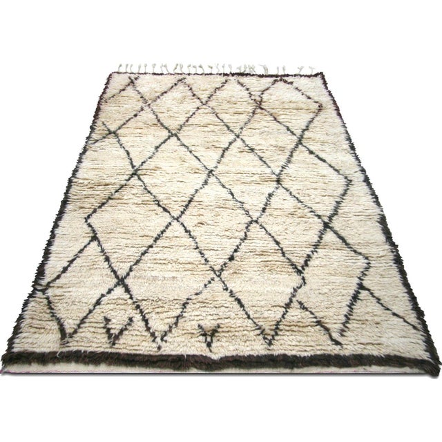 1960s Moroccan Berber Rug For Sale In Los Angeles - Image 6 of 6