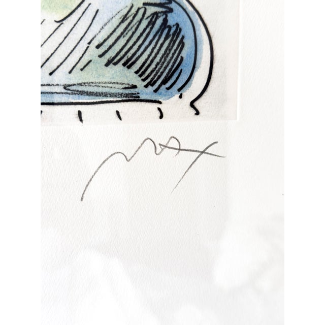 Late 20th Century Late 20th Century Peter Max "Vase of Flowers II " Hand-Colored Etching With Remarques, Signed Limited Edition For Sale - Image 5 of 14